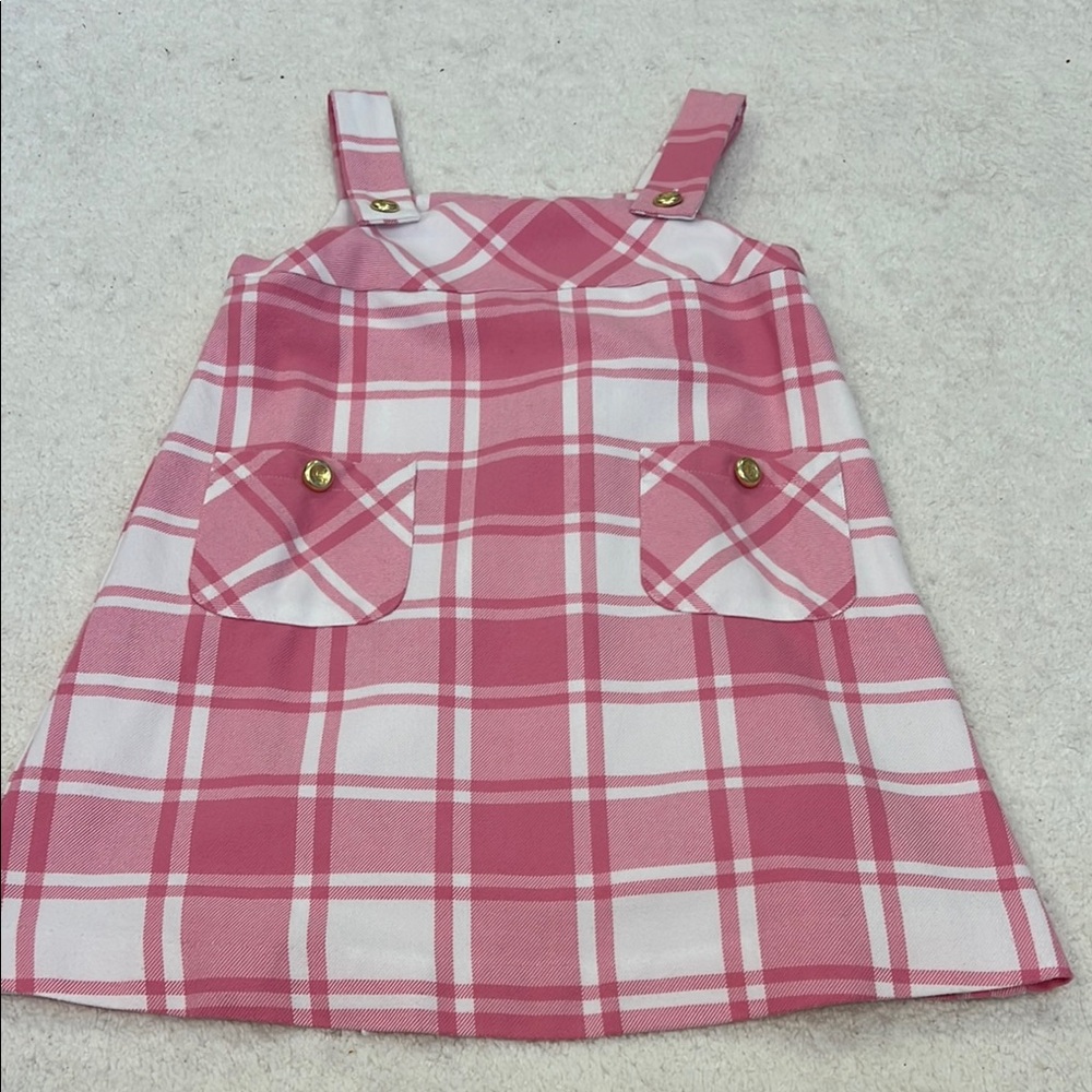 The Beaufort Bonnet Company Pink Checkered Dress